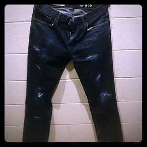 Men's Gap 1969 Straight Distressed Jeans - 32 X 34